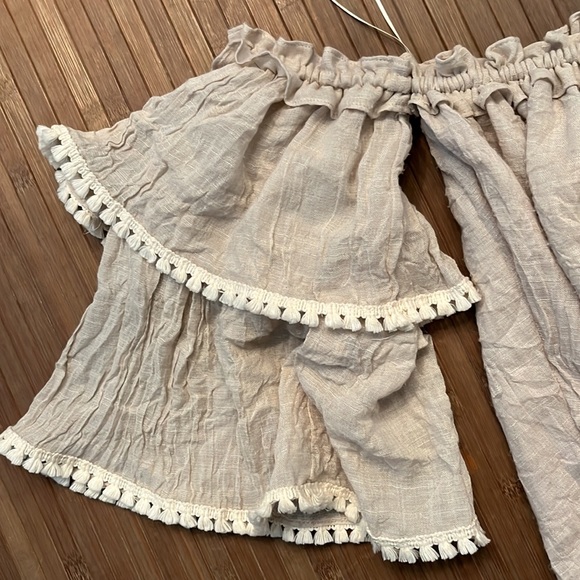 Boho Ruffled Off the Shoulder Top by Misa of Los Angeles - Picture 8 of 11